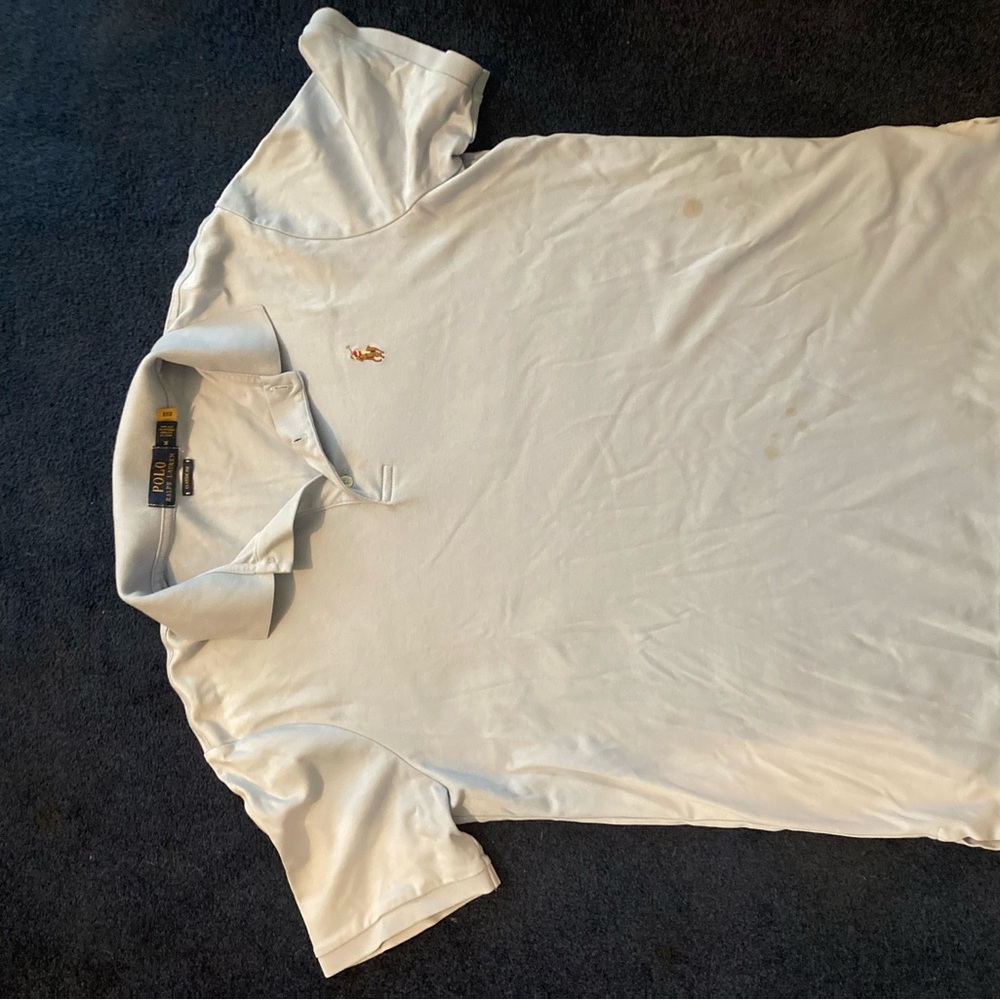 Men's White Polo Shirt